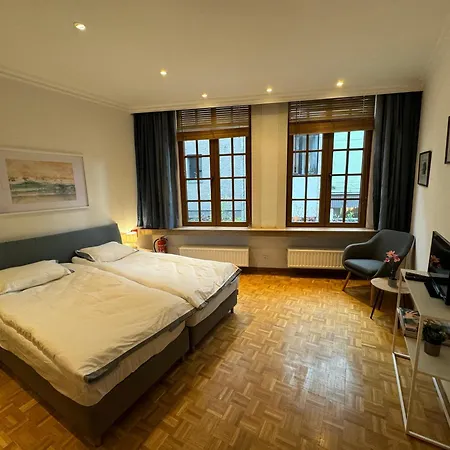 アパート Two Bedroom Loft In The Center By The Meir アントウェルペン